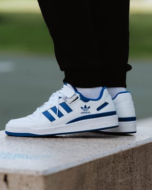 Blue Adidas Forum Shoes