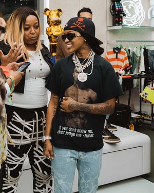 𝐊𝐀𝐀𝐒𝐇 𝐏𝐀𝐈𝐆𝐄 on an live podcast interview during Miami Art Basel