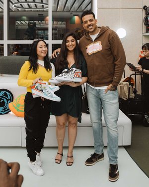 Matt Barnes and friend during live podcast recording for Miami Art Basel at the Billionaire Boys Club