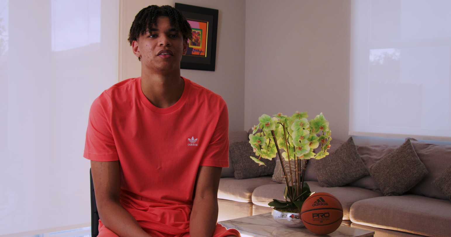 NBA player Ousmane Dieng interviewed for Adidas Basketball