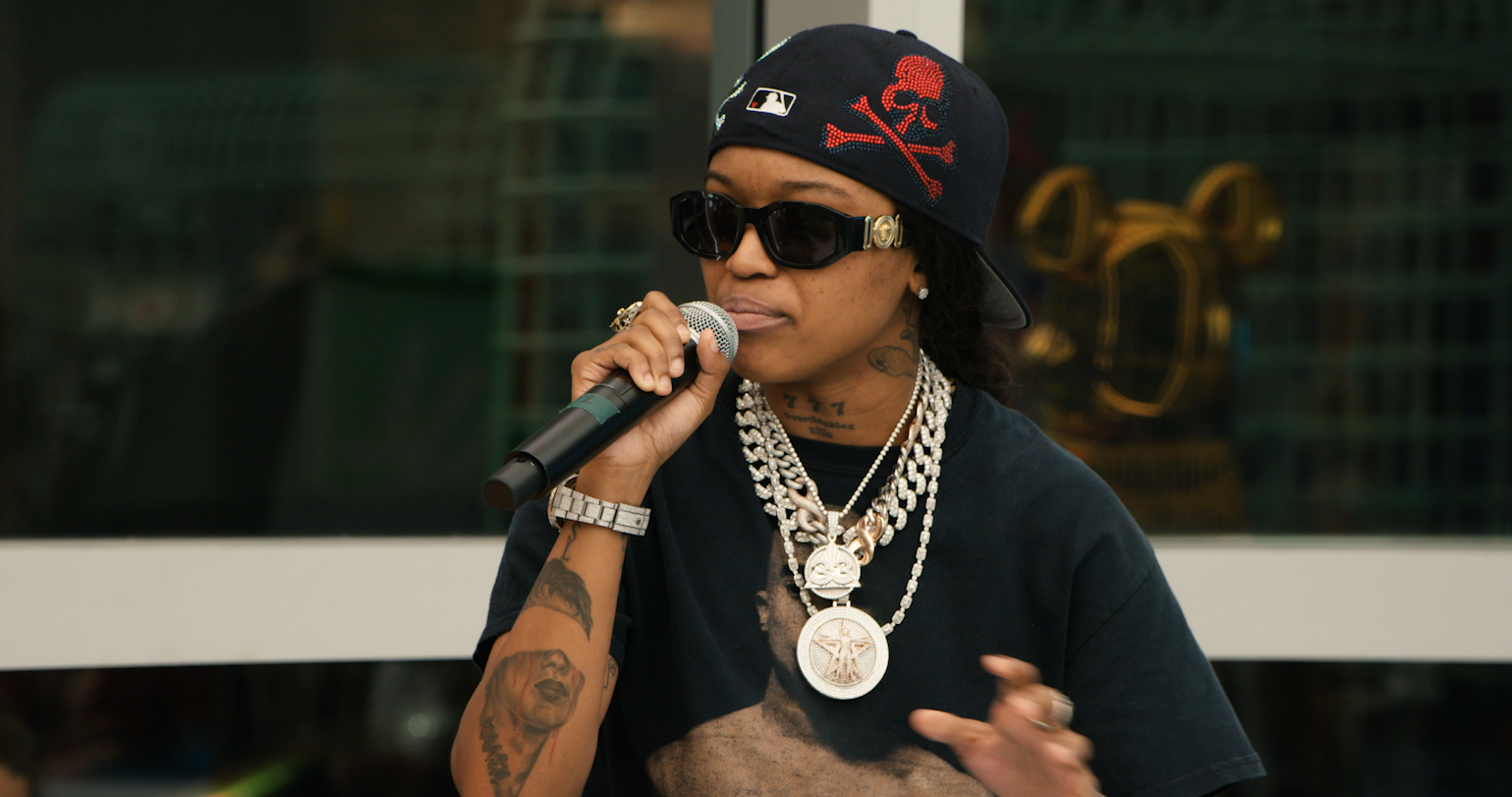 𝐊𝐀𝐀𝐒𝐇 𝐏𝐀𝐈𝐆𝐄 on an live podcast interview during Miami Art Basel