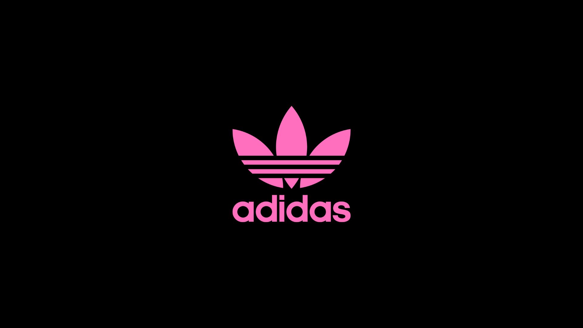 Pink Adidas Logo